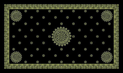 100% Cotton Dupatta - Zalani - 44”