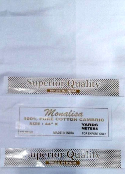 100% Cotton Monalisa White - 44”