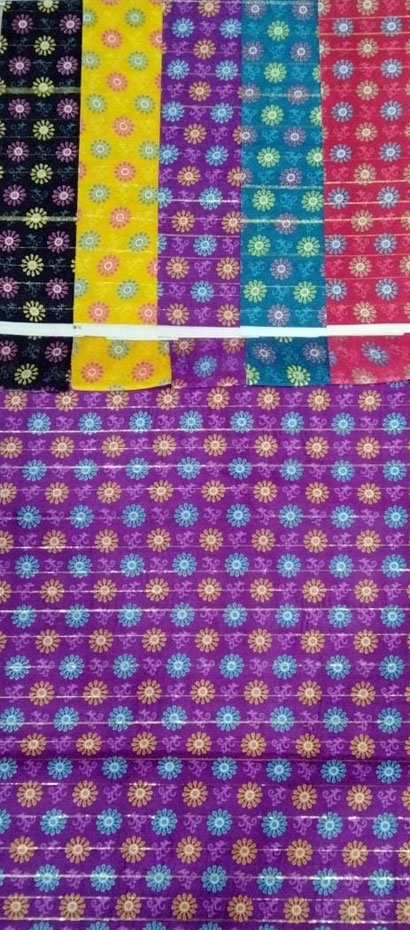 Printed Cotton Zari Lawn - 44” & 58”